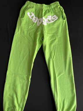 Sp5der Sweatpants Slime Green